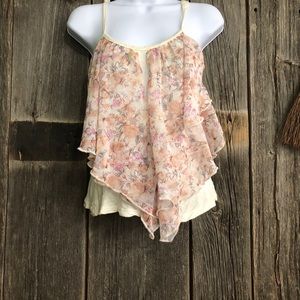 Floral Printed Tank Top